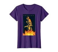 Poster Graphique AC/DC Music Band Bonfire T-Shirt, Femme, Violet, S
