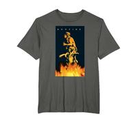 Poster Graphique AC/DC Music Band Bonfire T-Shirt, Homme Grandes Tailles, Asphalte, 2X Tall