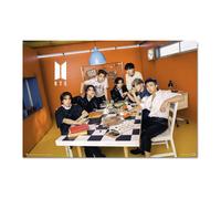 Poster - GRUPO ERIK - BTS Superstars - Orange - 91,5x61 cm - Décoration murale