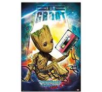 Grupo Erik - Poster Les Gardiens De La Galaxie Vol 2 Groot - Deco Maison, Decoration Murale, Affiche Décorative