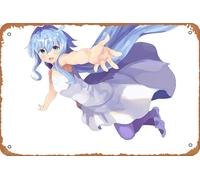 Poster Gundam, Sara, Gundam Build Divers Anime Décoration murale rétro en métal 20,3 x 30,5 cm