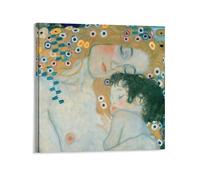 Poster Gustav Klimt The Three Ages of Woman (1) - Art mural - Décoration d'intérieur - 70 x 70 cm