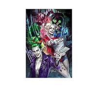 Poster Harley Quinn E Jack le Joker sur toile pour décoration murale de salon, chambre à coucher, style sans cadre, 30 x 45 cm