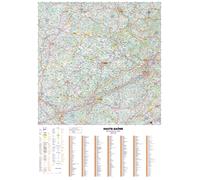 Poster - Haute-Saône (119 x 85 cm) | Blay Foldex - Papier 150 g avec plastification mate