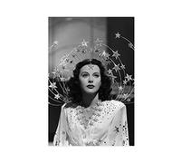 Poster Hedy Lamarr sur toile pour décoration de chambre à coucher, paysage sportif, décoration de bureau, sans cadre, 30 x 45 cm