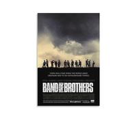 Poster historique « Band of Brothers » (série TV Mini 2001) - Art mural décoratif sur toile - 30 x 45 cm
