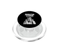 Poster Humoristique de Programmation Humoristique Production is Down Tech PopSockets PopGrip pour MagSafe