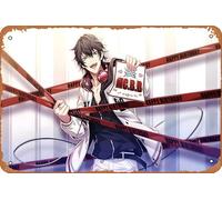 Poster Hypnosis Mic, Ichiro Yamada Anime Décoration murale rétro en métal 20,3 x 30,5 cm