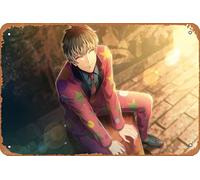 Poster Hypnosis Mic, Sasara Nurude Anime Décoration murale rétro en métal 20,3 x 30,5 cm