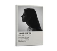 Poster « I Should Hate You » de Gracie Abrams - Décoration murale esthétique - Pour salon, chambre à coucher - 60 x 90 cm - Style cadre