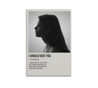 Poster « I Should Hate You » de Gracie Abrams - Décoration murale esthétique pour salon, chambre à coucher - 50 x 75 cm - Style sans cadre