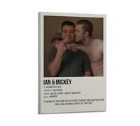 Poster Ian & Mickey from Shameless (us) - Impression sur toile moderne pour salon, chambre à coucher - 30 x 45 cm - Style cadre