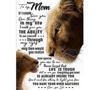 Poster If I Could To My Mom Lion Cadeau pour Maman Cadeau pour Maman Cadeau d'anniversaire de la part de Son Maman 20,3 x 30,5 cm