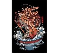 Poster Illustrata Dragon Ramen