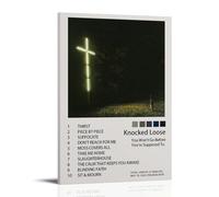 Poster imperméable Knocked Loose You Won't Go Before You're Supposed To - Décoration murale pour salon, salle de bain, cuisine - Impression moderne - Facile à nettoyer - 40 x 60 cm