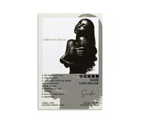 Poster imperméable Love Deluxe-Sade - Impression murale imperméable - Résistante à l'humidité - Facile à installer et à la décoloration - Style sans cadre 60 x 90 cm