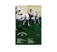 Poster imperméable Who Care?by Rex Orange County - Impression murale imperméable - Résistante à l'humidité - Facile à installer et à la décoloration - Style sans cadre 60 x 90 cm