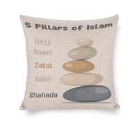 Poster imprimé piliers de l'islam - Art mural islamique - Art mural islamique - Affiche éducative islamique - Décoration de chambre à domicile musulmane - Art mural pour décoration de chambre à