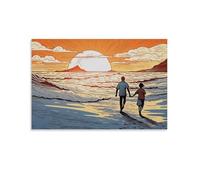 Poster inspirant « Father And Daughter », « The True Meaning of Father's Love », « The True Meaning of Father's Love », « Girl » - Poster d'inspiration vintage - Toile murale - Décoration esthétique