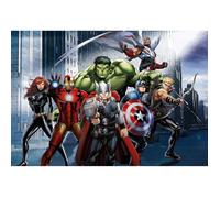 Poster intissé - Disney Marvel - Les Avengers - 160 cm x 110 cm - Multicolor - Résistant à l'eau