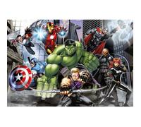 AG ART Poster intissé - Disney Marvel -les avengers au combat - 155 cm x 110 cm Multicolors