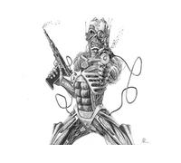 Poster Iron Maiden Album Compilation eddie somewhere in time