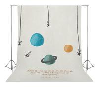 Poster islamique « Allah Made Everything » - Décoration murale musulmane pour enfants - Décoration murale musulmane sur toile pour chambre à coucher - Photographie - 142 x 200 cm