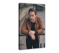 Poster James McAvoy (1) sur toile - Décoration murale pour salon, chambre à coucher - 30 x 45 cm