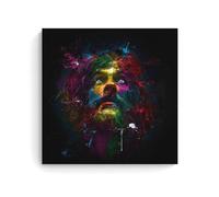 Poster Jésus Pop Art - Peinture décorative sur toile - Pour salon, chambre à coucher - Impression d'image moderne - Décoration de chambre familiale - 40 x 40 cm