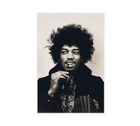 Poster Jimi Hendrix - Poster de musique vintage R - Poster sur toile - Décoration de chambre à coucher - Paysage sportif - Décoration de bureau - Cadeau - Décoration murale pour salon, chambre à