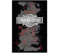 Poster Juego De Tronos Mapa Multi G