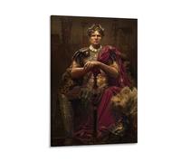 Poster Julius Caesar 3 Impression sur toile Décoration d'intérieur Chambre Décoration moderne 50 x 75 cm