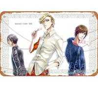 Poster Kamen Rider Ooo Anime Décoration murale rétro en métal 20,3 x 30,5 cm