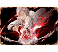 Poster Katekyo Hitman Reborn! Hayato Gokudera - Décoration murale rétro en métal - 20,3 x 30,5 cm