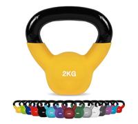 Poster Kettlebell néoprène 2-30 kg avec Kettlebell