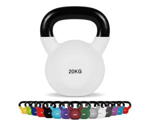 Poster Kettlebell néoprène 2-30 kg avec Kettlebell