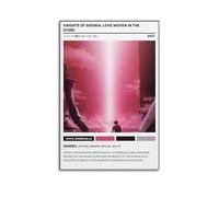 Poster Knights of Sidonia Love Woven in The Stars - Art mural sur toile moderne pour salon, chambre à coucher - 30 x 45 cm - Style sans cadre