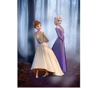 Poster - KOMAR - La Reine des Neiges 2 - Anna et Elsa en forêt - 50x70cm - Multicolore