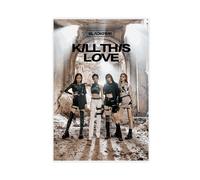 Poster Kpop Blackpink 21 sur toile - Décoration murale pour salon, chambre à coucher - Style sans cadre - 30 x 45 cm