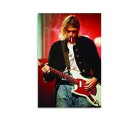 Poster Kurt Cobain - Décoration murale d'intérieur - Décoration d'intérieur de bar et de restaurant - Poster esthétique - Affiche de salon - 40 x 60 cm - Sans cadre