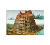 Poster La Tour de Babel Peint par Pieter Bruegel The Elder Circa 1565, sans cadre, 60 x 90 cm
