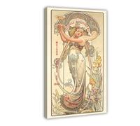 Poster Louis Theophile Hingre - Champagne Theophile Roederer - Décoration murale sur toile pour chambre à coucher, bureau, cuisine, cadre cadeau, 50 x 75 cm