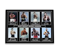 Poster lourd des légendes de la boxe, classeurs historiques 1927-2024 collage des champions (impression A4 uniquement)