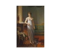 Poster Madame Charles Maurice De Talleyrand Périgord François Gérard - Impression sur toile - Décoration murale - 60 x 90 cm