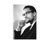 Poster Malcolm X sur toile, décoration de chambre à coucher, paysage sportif, décoration de bureau, de chambre, cadeau sans cadre, 40 x 60 cm