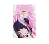 Poster manga Shikimori's Not Just A Cutie 1 pour chambre à coucher - Impression sur toile - Sans cadre - Style 1 - 60 x 90 cm
