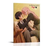Poster manga Shikimori's Not Just A Cutie 2 - Impression sur toile - Décoration murale - 60 x 90 cm - Style 2 - Cadre 2