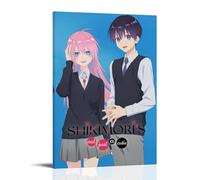 Poster manga Shikimori's Not Just A Cutie de l'anime Shikimori's 4 - Impression sur toile - 20 x 30 cm - Style 4 - Cadre 4