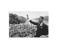 Poster Martin Luther King Jr. sur toile - Décoration murale moderne - 20 x 30 cm