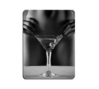 Poster Martini, Los Angeles, Martini Art vintage en métal pour pub, club, café, bar, maison, décoration murale 30 x 40 cm